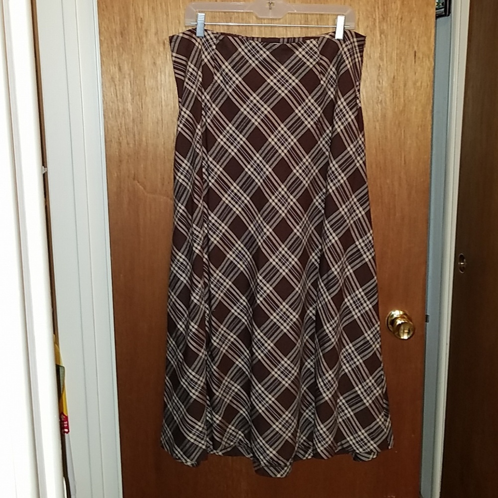 Chadwick's Long Plaid Kirt
